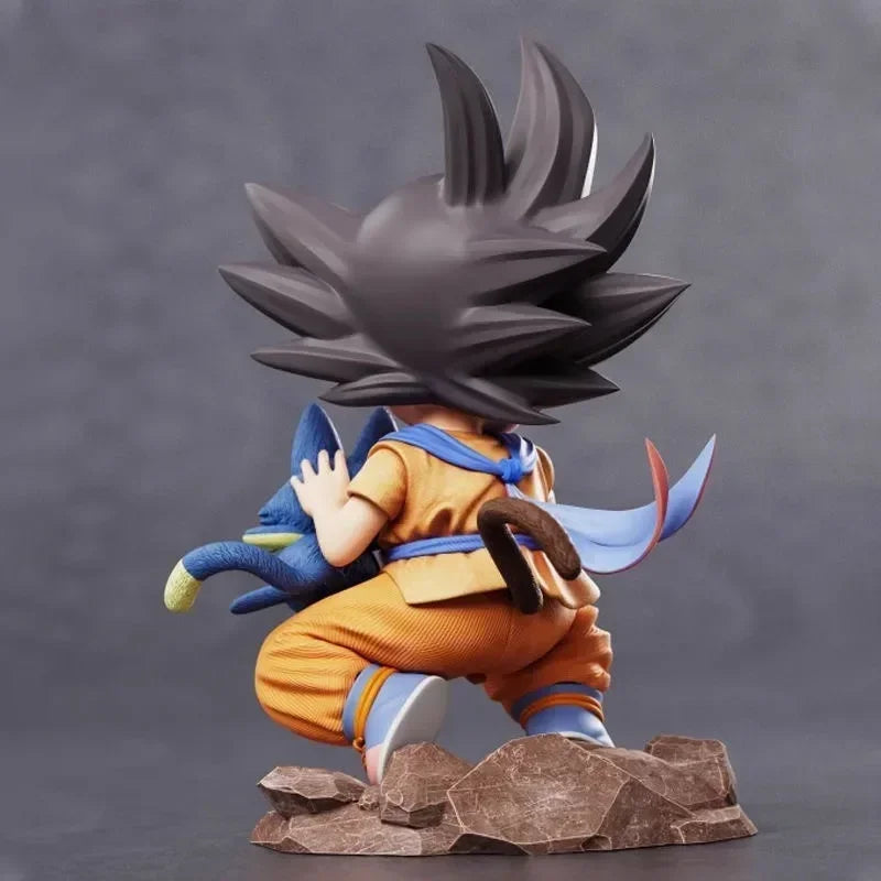 Dragon Ball Z Son Goku 10cm PVC Action Figure - Childhood Hug Edition Collectible Model Statue for Home Decoration
