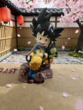 Dragon Ball Z Son Goku 10cm PVC Action Figure - Childhood Hug Edition Collectible Model Statue for Home Decoration