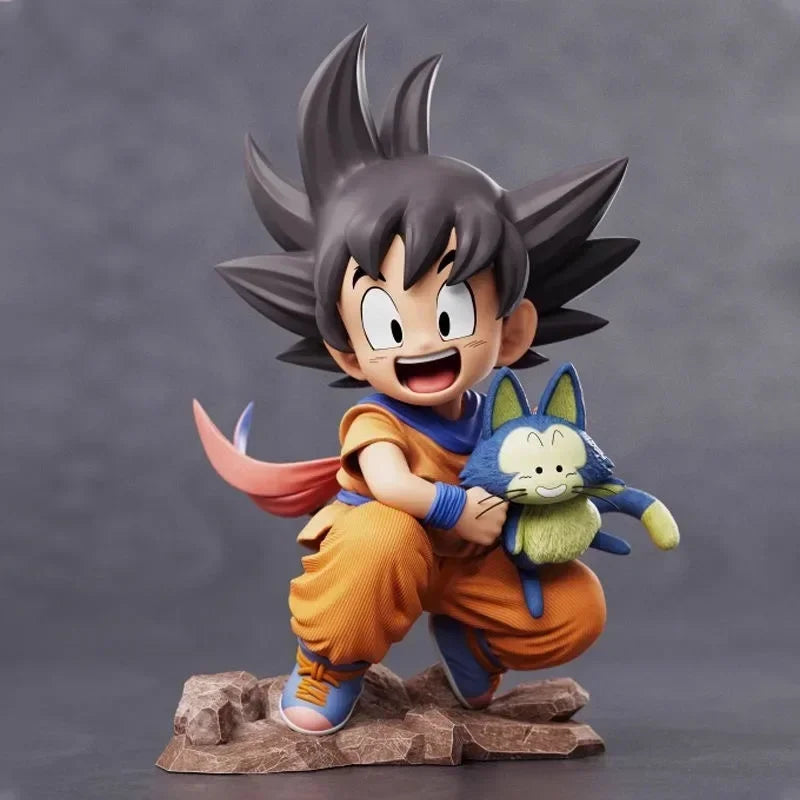 Dragon Ball Z Son Goku 10cm PVC Action Figure - Childhood Hug Edition Collectible Model Statue for Home Decoration