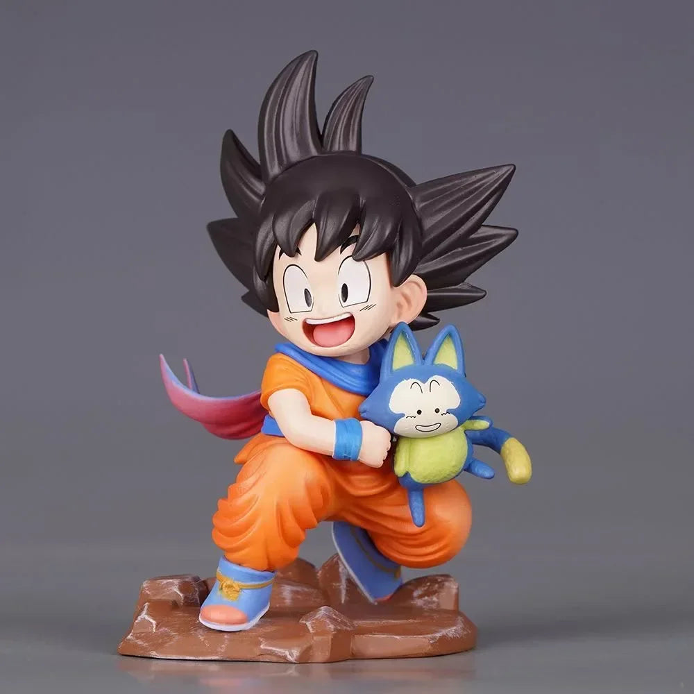 Dragon Ball Z Son Goku 10cm PVC Action Figure - Childhood Hug Edition Collectible Model Statue for Home Decoration